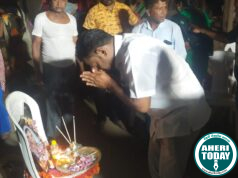 माजी जिल्हा परिषद अध्यक्ष अजयभाऊ कंकडालवार यांनी तेरवी कार्यक्रमाला उपस्थित