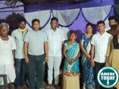 माजी जिल्हा परिषद अध्यक्ष अजयभाऊ कंकडालवार यांनी नवस कार्यक्रमाला उपस्थित