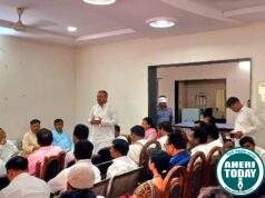 कृषी उत्पन्न बाजार समिती निवडणुकीच्या अनुषंगाने महाविकास आघाडीची बैठक संपन्न