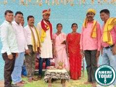 माजी जिल्हा परिषद अध्यक्ष अजयभाऊ कंकडालवार यांनी विवाह सोहळ्याला उपस्थित