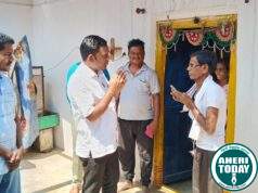 अवकाळी वादळी वाऱ्यामुळे नुकसान झालेल्या गट्टूवार कुटुंबियांना माजी जि.प.अध्यक्ष अजय कंकडालवार यांच्या कडून आर्थिक मदत