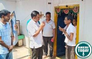 अवकाळी वादळी वाऱ्यामुळे नुकसान झालेल्या गट्टूवार कुटुंबियांना माजी जि.प.अध्यक्ष अजय कंकडालवार यांच्या कडून आर्थिक मदत