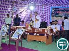 जिल्ह्याचे माजी पालकमंत्री राजे अम्ब्रिशराव आत्राम यांच्या शुभ हस्ते भव्य ग्रामीण मुला-मुलींचे कबड्डी सामन्याचे उदघाटन संपन्न