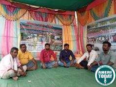 तहसील कार्यालयासमोर उपोषकाना मूलकला फाऊंडेशनकडून मदतींच्या हात