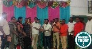 राष्ट्रवादी काँग्रेस पक्षाला राम राम : आविसं व अजयभाऊ मित्र परिवार मध्ये जाहीर प्रवेश