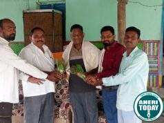 माजी जिल्हा परिषद अध्यक्ष अजयभाऊ कंकडालवार यांच्या शाल व श्रीफळ देऊन सत्कार