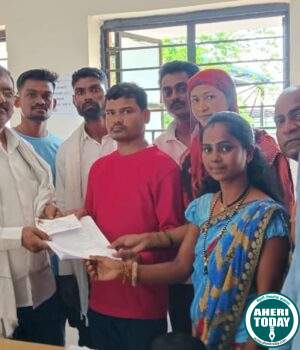 माजी जिल्हा परिषद अध्यक्ष अजयभाऊ कंकडालवार यांच्या नेत्रुत्वात : ग्रामपंचायत पोटनिवडणुक साठी आविस व अजयभाऊ मित्र परिवार कडून नामांकन दाखल