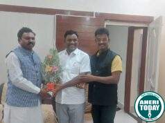 खासदार अशोकजी नेते यांनी केले माजी.जि.प.अध्यक्ष अजयभाऊ कंकडालवार यांचे अभिनंदन