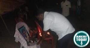 माजी जिल्हा परिषद अध्यक्ष अजयभाऊ कंकडालवार यांनी तेरवी कार्यक्रमाला उपस्थित