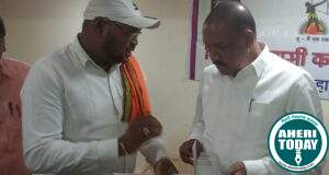 भाजपा आदिवासी आघाडी कार्यकारी जिल्हा अध्यक्ष संदीप कोरेत यांनी आदिवासी विकास मंत्री डाॅ.विजयकुमार गावित यांच्याकडे निवेदनाद्वारे मागणी