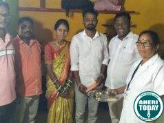 माजी जिल्हा परिषद अध्यक्ष अजयभाऊ कंकडालवार यांनी स्वागतसमारंभ कार्यक्रमाला उपस्थिती