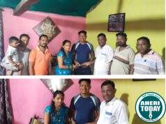 माजी जिल्हा परिषद अध्यक्ष अजयभाऊ कंकडालवार यांनी नव वधू – वरास यांना शुभेच्छा