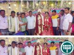 माजी जिल्हा परिषद अध्यक्ष तथा अहेरी कृषी उत्पन्न बाजार समितीचे सभापती अजयभाऊ कंकडालवार यांनी विवाह सोहळ्याला उपस्थित