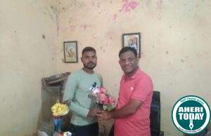 माजी जिल्हा परिषद अध्यक्ष तथा अहेरी कृषी उत्पन्न बाजार समितीचे सभापती अजयभाऊ कंकडालवार यांनी दीपक जनगम यांना शुभेच्छा