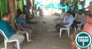 माजी जिल्हा परिषद अध्यक्ष अजयभाऊ कंकडालवार यांनी पुण्यानुमोदन कार्यक्रमाला उपस्थित