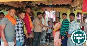 कोलपली येथील मडावी परिवाराला आर्थिक मदत : जि.प.माजी अध्यक्ष तथा कृषी उत्पन्न बाजार समितीचे सभापती अजय कंकडालवार यांच्या कडून