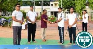 आंतरराष्ट्रीय योग दिनाच्या पार्श्वभूमीवर गडचिरोली पोलीस मुख्यालय येथे योग शिबीराचे आयोजन : व्हिडीओ कॉन्फरन्सिंगच्या माध्यमातून पोस्टे – उपपोस्टे – पोगकें येथील अधिकारी – अंमलदार झाले सहभागी