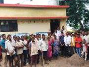 माजी जि.प.अध्यक्ष अजय कंकडालवार यांच्या हस्ते अंगणवाडी खोलीचे उदघाटन