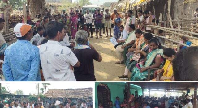 अहेरी विधानसभा क्षेत्रातील विविध ठिकाणी कॉर्नर सभा आयोजित