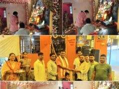 कंकडालवार दाम्पत्यांनी गंगा देवी पूजेला उपस्थित