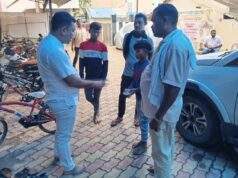 जि.प.माजी अध्यक्ष अजय कंकडालवार कडून मृतकाच्या कुटुंबास आर्थिक मदत