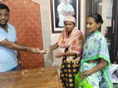 माजी जि.प.अध्यक्ष अजयभाऊ कंकडालवार यांनी पानेम परिवाराला उपचारासाठी आर्थिक मदत