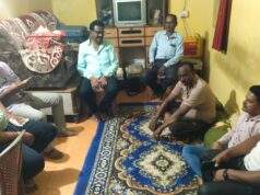 गोमणी येथील प्रभाकर विरमुलवार कुटुंबियांची माजी जि.प.अध्यक्ष अजयभाऊ कंकडालवार यांच्याकडून सांत्वनपर भेट