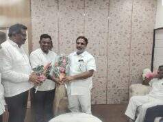 गडचिरोली – चिमूर लोकसभा क्षेत्राचे प्रभारी बेल्लई नाईक यांची : काँग्रेसनेते अजय कंकडालवार व हनमंतू मडावी कडून स्वागत