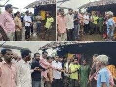 येर्रागड्डा येथील मृतक बालकांचा परिवारास माजी जिप अध्यक्ष कंकडालवार व मडावी कडून आर्थिक मदत व सांत्वन