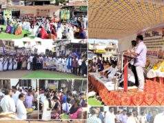 आलापल्ली येथील जनआक्रोश मोर्च्यात जि.प.माजी अध्यक्ष अजयभाऊ कंकडालवार यांची उपस्थिती