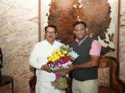 काँग्रेसनेते अजय कंकडालवार यांनी दिले,ना.विजयभाऊ वडेट्टीवार यांना शुभेच्छा