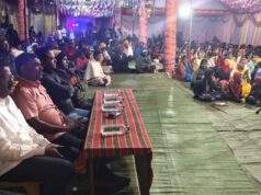 काँग्रेसनेते अजयभाऊ कंकडालवार यांचा हस्ते सोलह प्रहर नाम संकीर्तन कार्यक्रमचे उदघाटन