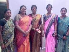 काँग्रेस नेत्या व अहेरी पंचायत समितीचे माजी उपसभापती सोनाली अजय कंकडालवार यांनी गृह प्रवेश कार्यक्रमला उपस्थित