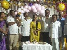 सुंदरनगर येथील अन्नप्रसन्न कार्यक्रमाला अजयभाऊ कंकडालवार दाम्पत्याची उपस्थिती