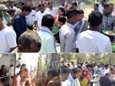 वेंकटेश्वर स्वामी बालाजी मंदिरात स्व.रामय्याजी पोचय्या कंकडालवार यांच्या स्मृती प्रित्यर्थ- महाप्रसाद वितरण