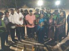 माजी जि.प.अध्यक्ष अजय कंकडालवार यांचा हस्ते रात्रकालीन क्रिकेट स्पर्धेचे उदघाटन