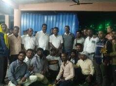 माजी जि.प.अध्यक्ष अजय कंकडालवार यांनी कांचनपूर येथे आयोजित कालीमाता पूजेला उपस्थित