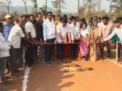 माजी जि.प.अध्यक्ष अजय कंकडालवार यांचा हस्ते भव्य ग्रामीण क्रिकेट व व्हाॅलीबाॅल स्पर्धेचे उदघाटन