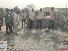 जिल्हा परिषदे अंतर्गत मंजूर असलेली बोअरवेल नागेपल्ली ग्रामपंचायत सदस्याच्या खाजगी शेतात ‘प्रशासन अनभिज्ञ