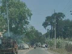 अहेरी ते व्येंकटरावपेठा कामाला अखेर सुरुवात : अजयभाऊ कंकडालवार यांच्या आंदोलनाला यश