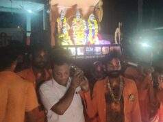 जय श्रीराम’जय जय श्रीराम’जय घोषाणे काल अहेरी नगर धूम धूमले