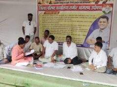 माजी जि.प.अध्यक्ष अजयभाऊ कंकडालवार यांनी सुरु केले जिल्हा परिषद कार्यालया समोर आमरण उपोषण