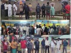 अजय कंकडालवार यांनी आलापल्ली पूरग्रस्त नागरिकांची भेट; सावध राहण्याची आवाहन