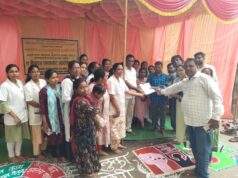 काँग्रेसनेते कंकडालवार यांनी दर्शविली आरोग्य विभागाचे कंत्राटी अधिकारी व कर्मचाऱ्यांचे आंदोलनाला जाहीर पाठिंबा