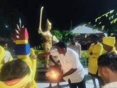 इंदाराम येथे विर बाबुराव शेडमाके यांना अभिवादन : काँग्रेसनेते अजय कंकडालवार यांचा प्रमुख उपस्थितीत पार पडले कार्यक्रम