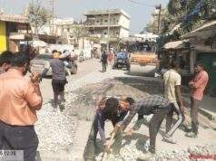 काँग्रेसनेते अजय कंकडालवार यांचा दबावाला यश : आंदोलनाची दखल घेत रस्त्यांच्या कामांना गती