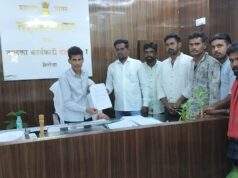 नारायणपूर येथील बाधित शेतकऱ्यांनी दिली तहसील व कृषी विभागाचे कार्यालयावर धडक..नुकसानग्रस्त शेतकऱ्यांनी दिली तीव्र आंदोलनाची इशारा