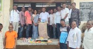 माजी जि.प.अध्यक्ष अजय कंकडालवार यांचाहस्ते इंदाराम येथे धान खरेदीला प्रारंभ