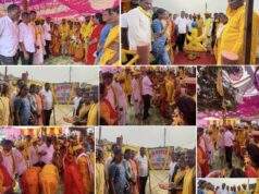 महागाव येथे सल्ला गांगरा शक्तीचे अनावरण व सप्तरंगी ध्वजारोहण ; सामूहिक विवाह सोहळा कार्यक्रम उत्सहात संपन्न