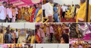 महागाव येथे सल्ला गांगरा शक्तीचे अनावरण व सप्तरंगी ध्वजारोहण ; सामूहिक विवाह सोहळा कार्यक्रम उत्सहात संपन्न